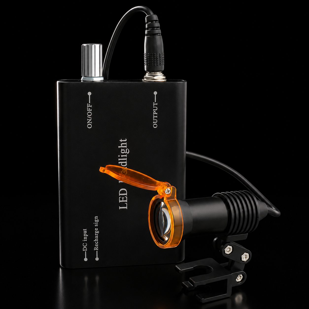 Wired LED headlight for PENTAX Loupes