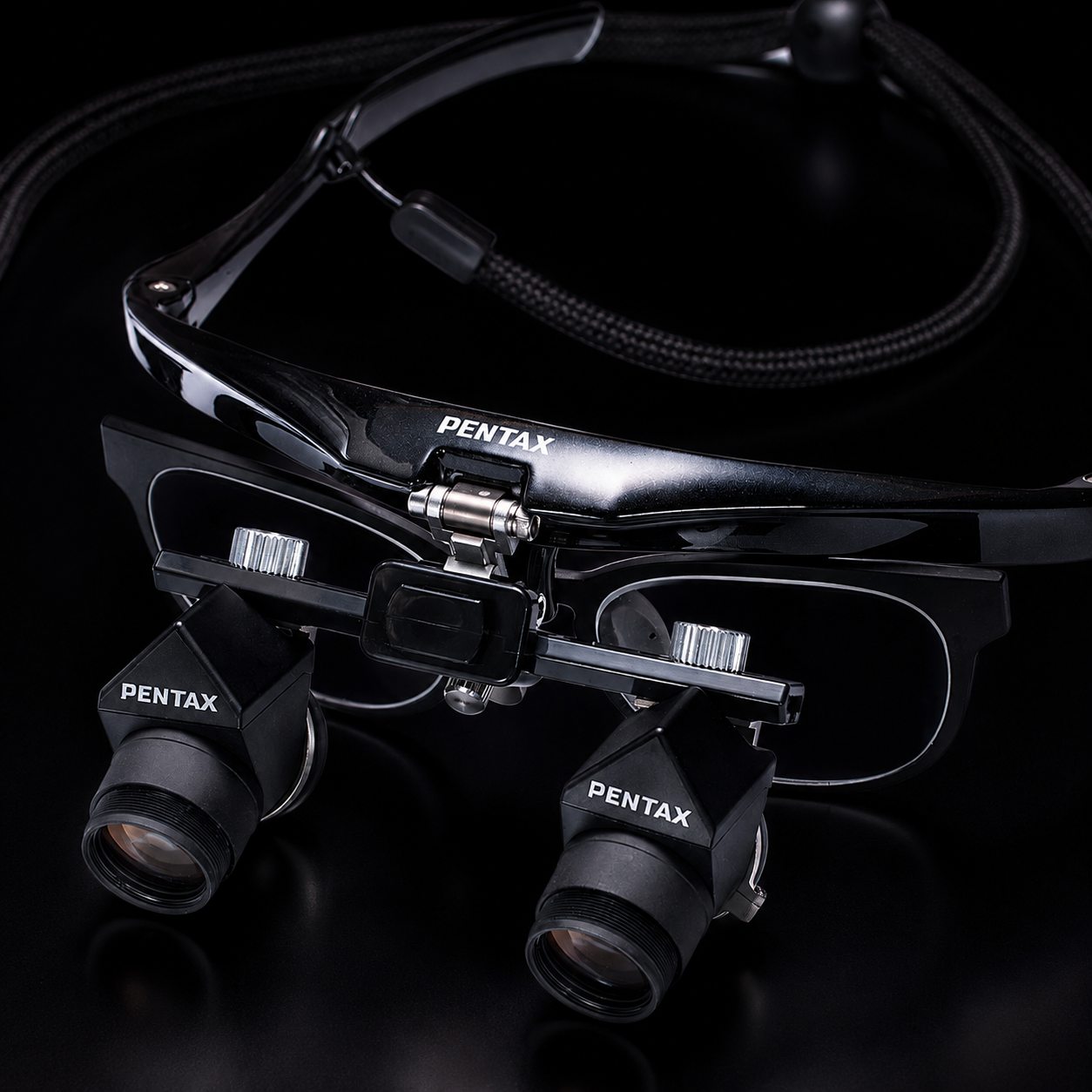 PENTAX Loupes with protective lenses fitted
